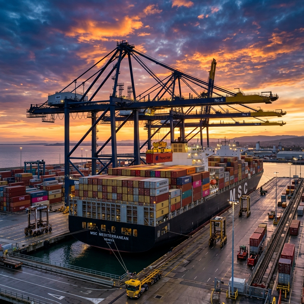 Trans Move Courier ocean container terminal port operations